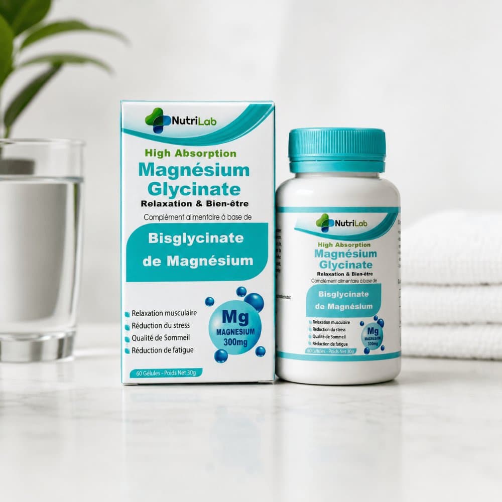 Magnésium Glycinate - High Absorption | Relaxation & Bien-être