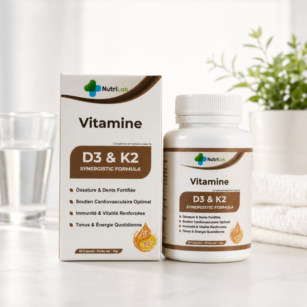 Vitamine D3 & K2 - Synergistic Formula